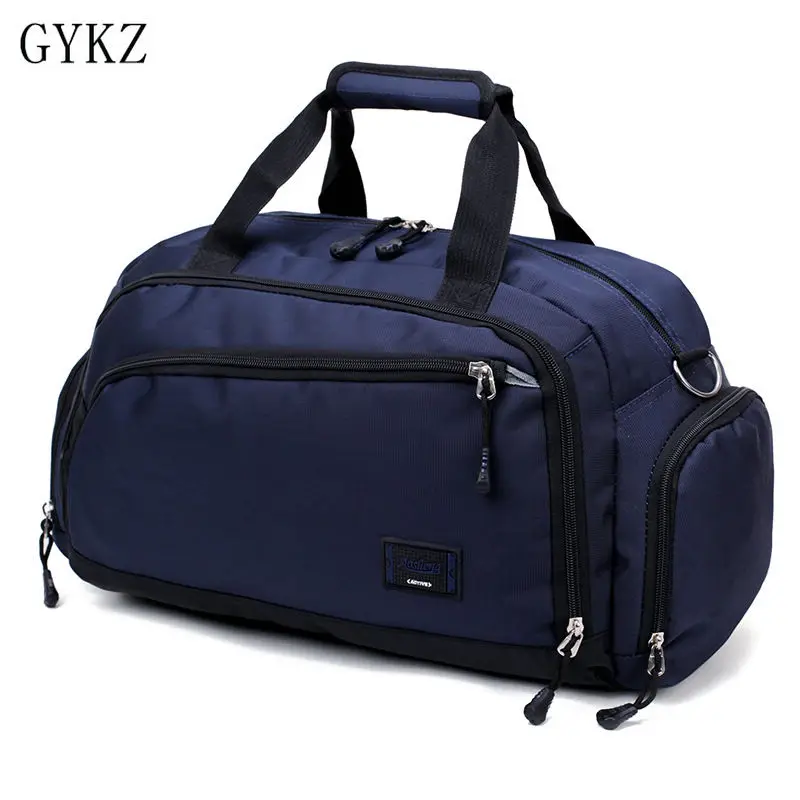 

GYKZ New Women and Men Sport Gym Bags Large Duffle Bag Portable Travle Bag Waterproof Nylon Outdoor Fitness Shoulder Bag HY165