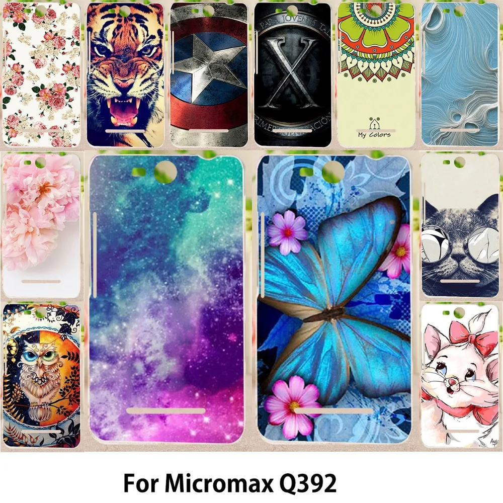 

TAOYUNXI Soft TPU Smartphone Case For Micromax Q392 Canvas Power 2 Canvas Juice 3 Case Back Cover Colorful Skin Sheath Hood Bag