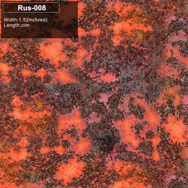 RUS 008 RUST RUSTY RUSTED Roof Wrap Decal Decals Wraps Vinyl Wraps Art