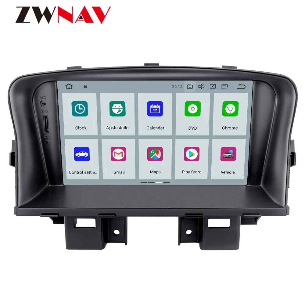 Sale ZWNAV Android 9.0 Car DVD Player For Chevrolet CRUZE 2008-2012 Radio Ibiza GPS with Mirroring link RDS Free 8G Map Card PX5 1