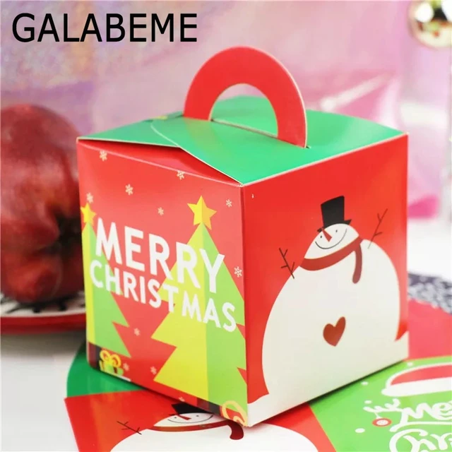 galabeme 50pcslot 9x9x9cm christmas candy box cookie cholocate cake xmas gift boxes christmas decoration - Christmas Candy Boxes galabeme 50pcslot 9x9x9cm christmas candy box cookie cholocate cake xmas gift boxes christmas decoration - Christmas Candy Boxes