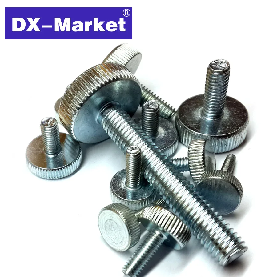 m8 Knurled bolt , 10mm 50mm DIN653 B rocker arm adjusting bolt , hand