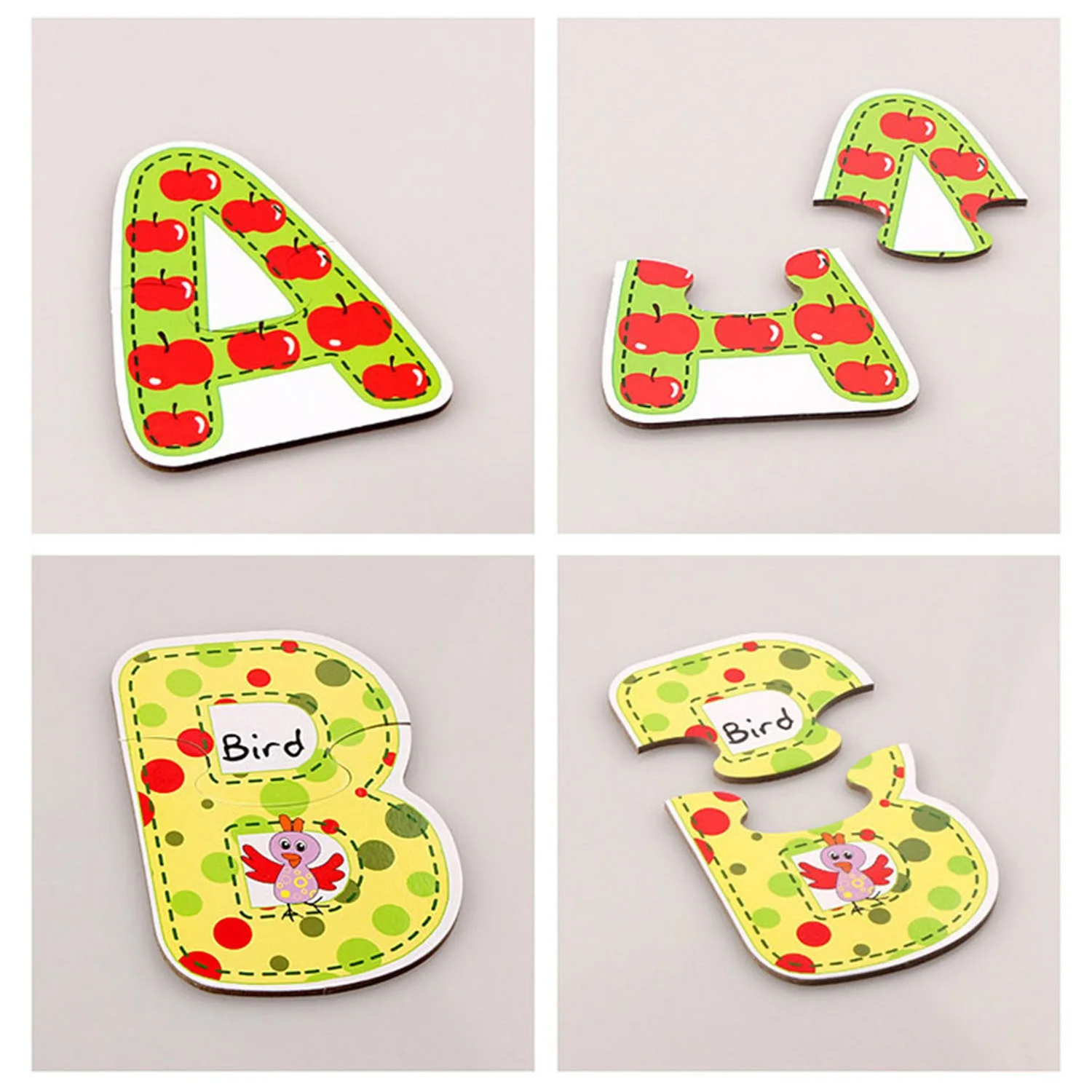 JOLLYBABY 15cmm бумага мультфильм буквы Jollybaby творческий Diy Алфавит ребенок обучающий пазл игрушки Ранние развивающие подарок для