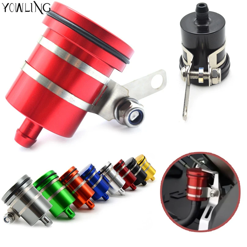 Universal Motorcycle Brake Fluid Reservoir Clutch Tank Oil Fluid Cup For Aprilia Ducati Honda Kawasaki Suzuki Triumph Yamaha ktm