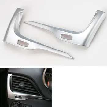 

For Jeep Cherokee 2014 2015 2016 Car Dashboard Air Conditioning AC Vent Left&Right Outlet Frame Decorative Strip Moulding Trim
