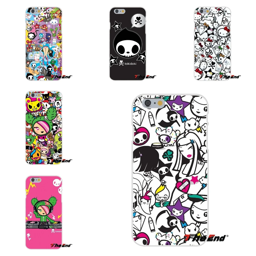 Японский Tokidoki стикер всех звезд силиконовый чехол для телефона iPhone X 4 4S 5 5S 5C SE 6 6S 7