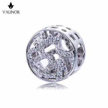 

Video! Unicorn ball 925 Sterling Silver beads charms fit Bracelets Never change color DDBJ126
