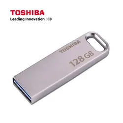 Жесткий Диск TOSHIBA USB 3,0 Металлический флеш-накопитель 32 ГБ, 64 ГБ, 128G 120 МБ/с. мини флеш-накопитель Водонепроницаемый Car Key Memory Stick устройства