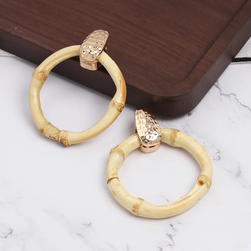 

2019 new Fashion handmade bamboo Dangle Drop Earrings for Women party Gift Hot Bohemian Statement wedding Jewelry Wholesale