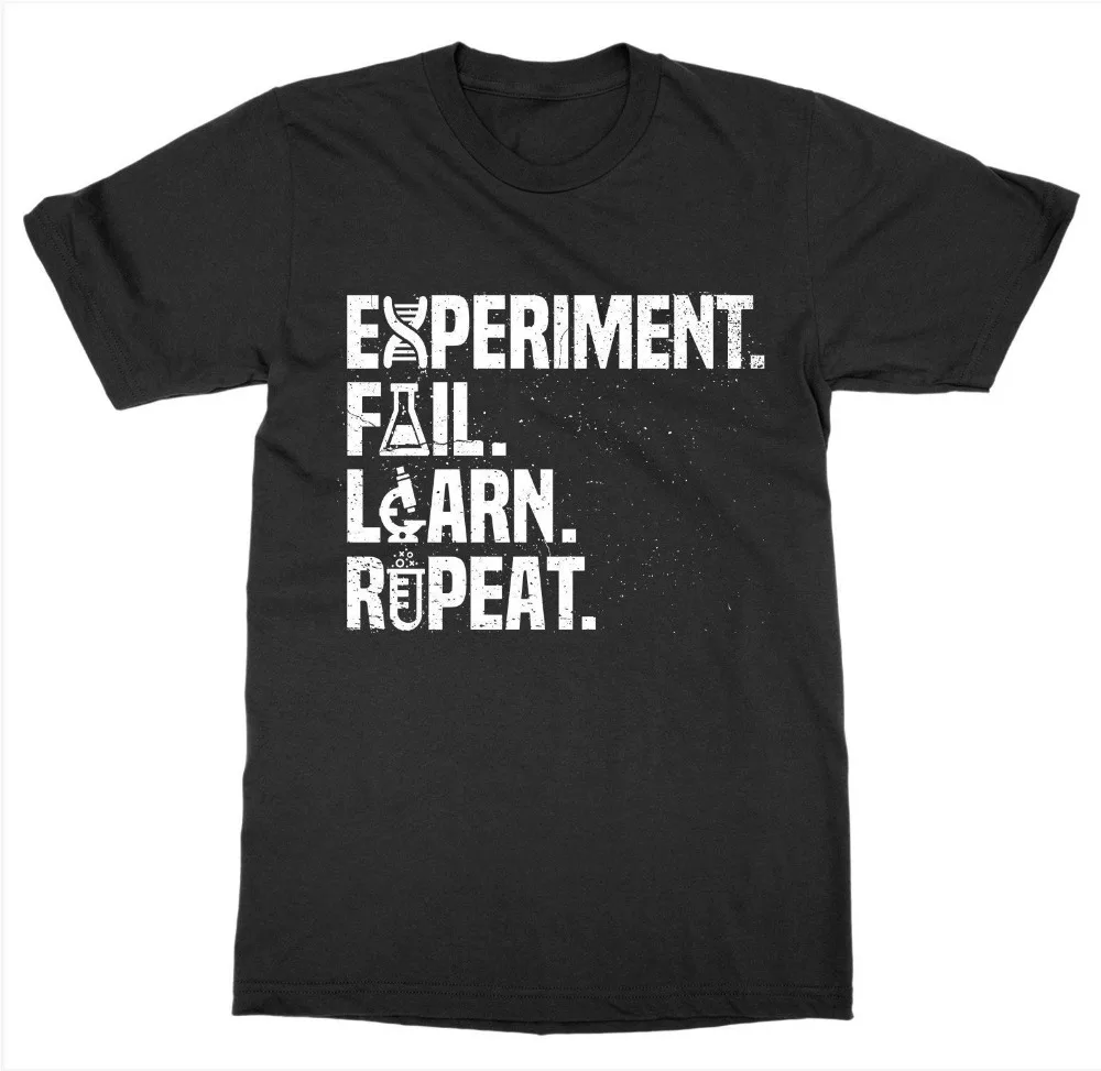 

T Shirts Fashion 2019 Experiment T-Shirt Lab Chemistry Biology Nerd Genius Theory Science Element T Shirts