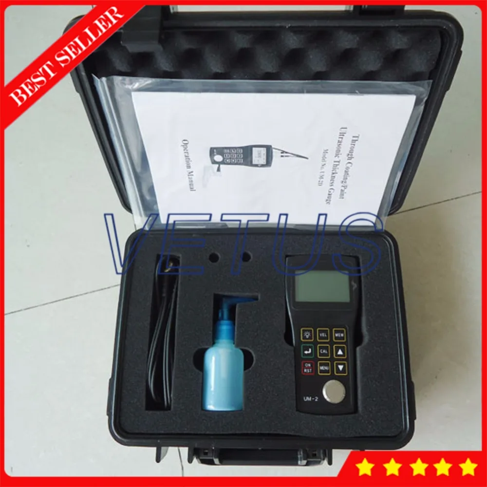 Offen Digitale Ultraschall Rohr Dickenmessgerät Meter Tester Mit Metall Kunststoff Stahl Pvc Messung 0,8mm Zu 300mm Um-2 Werkzeuge