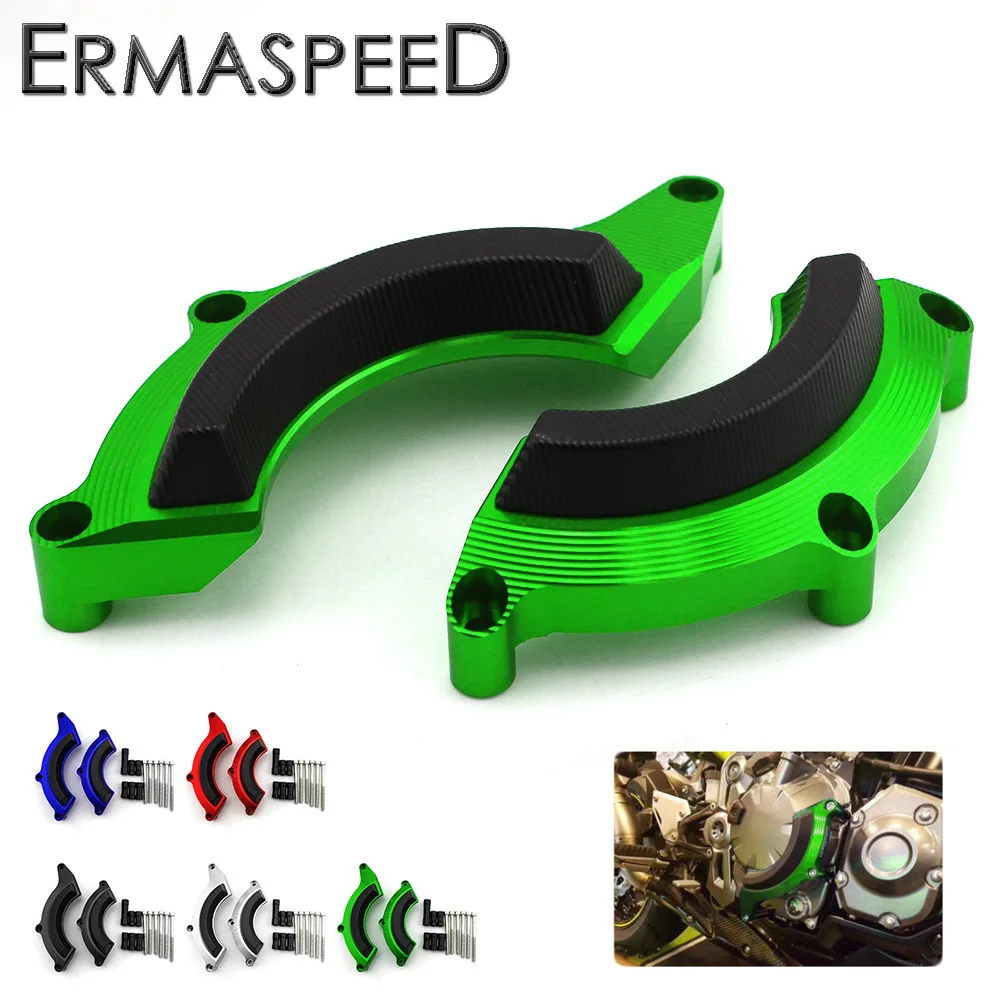 

For Kawasaki Z900 2017 Pair Motorcycle CNC Aluminum Left Right Engine Under Edge Crash Pads Falling Protectors Engine Guards