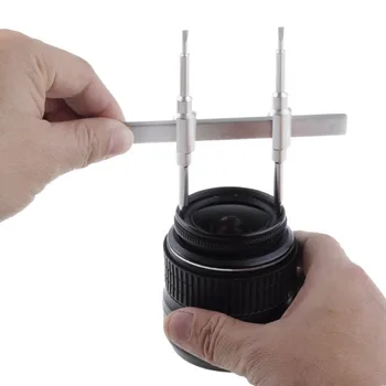 

Neewer Professional Dual Tip Steel Stainless DSLR Lens Spanner Wrench Lens Range Repair Opening Tool for Most DSLR Cameras