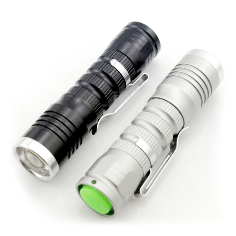 

Protable Q5 Led Aluminum Alloy Flashlight Mini Zoom Light Flashlight Long-range Rechargeable Night Riding 14500/5 Battery