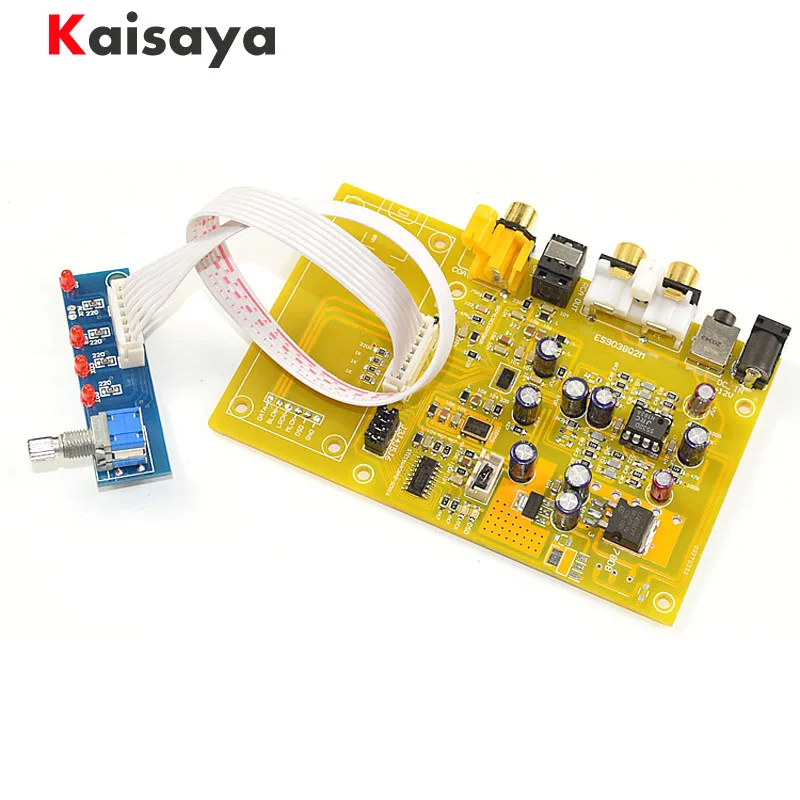 

new ES9038 Q2M Triple Switch DAC Decoder Board Support Fiber Coaxial USB HiFi Audio amplifier