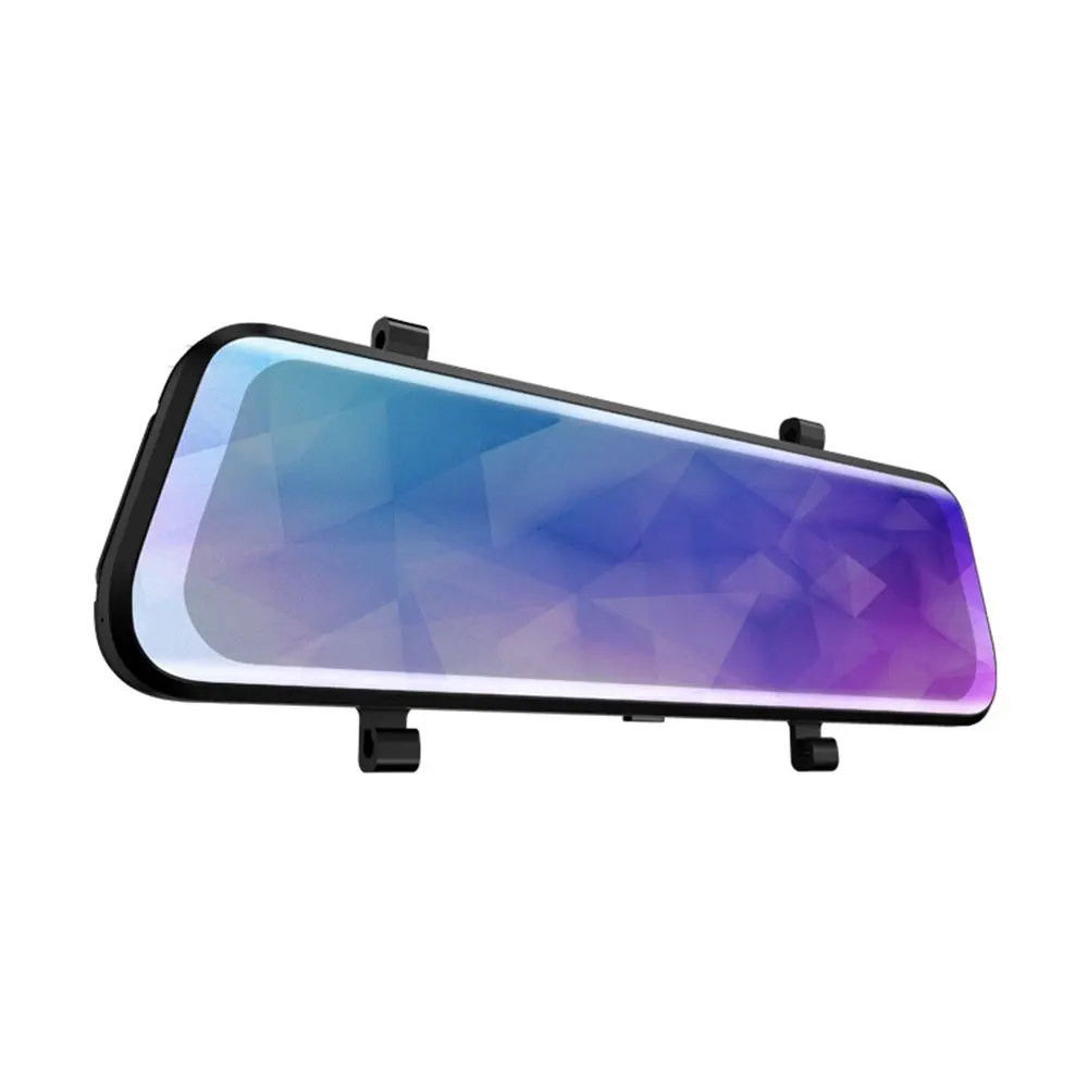Автомобильный видеомагнитофон зеркало заднего вида для вождения камера Dash камера двойной объектив ночного видения ультратонкий Автомобильный dvr цифровой