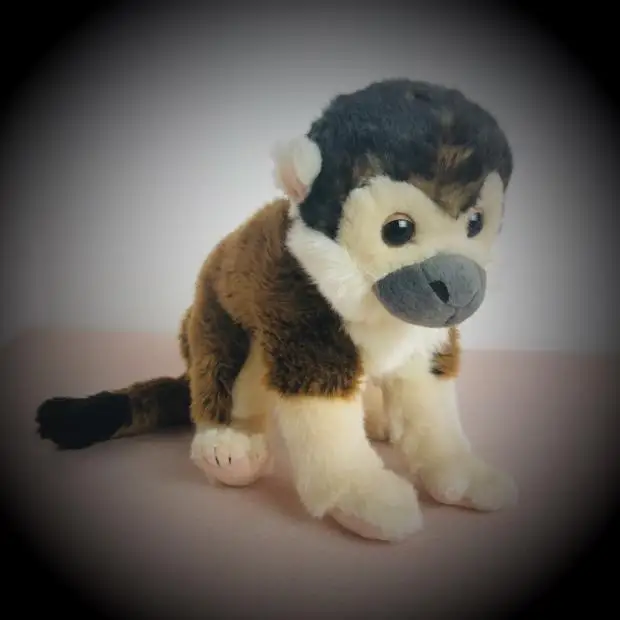 Оригинальный милый примат обезьяна имитирующий диких животных мягкая плюшевая игрушка кукла подарок на день рождения для детей подарок