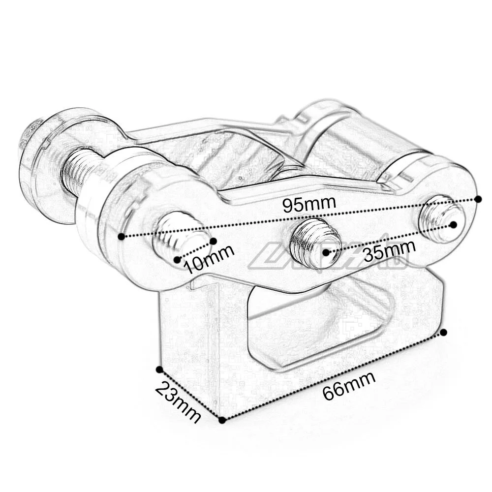 CNC Алюминий мотоцикл задний амортизатор Настройщик повышение Регулятор комплект для Honda MSX125 MSX125SF Yamaha LC150 Exciter150