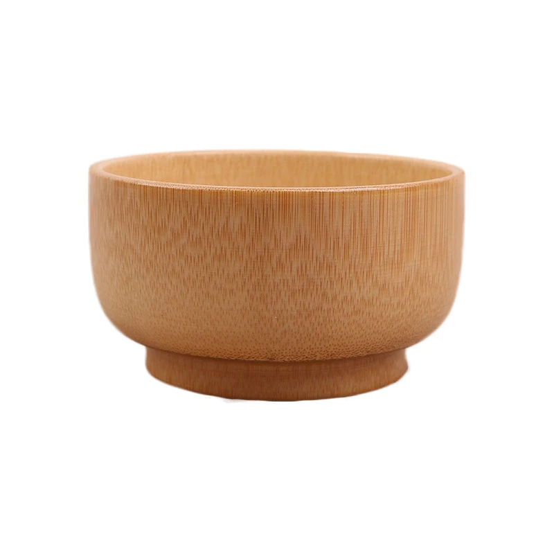 

Eco friendly Natural and Organic Baby Bamboo Suction Stay put Bowl wood wooden tableware bowls for baby kids anti break