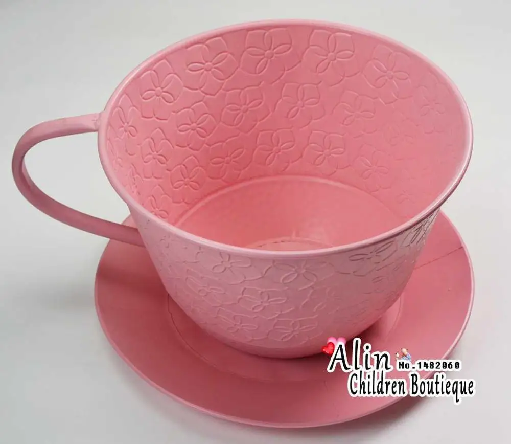Детский чайный стакан для фотосъемки, фирменный фон для фотосъемки новорожденных, чаша для детского душа, подарок,# P2195 - Цвет: pink