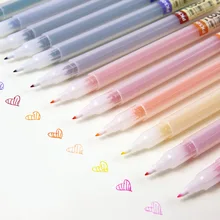 12/24/36 Цвета Fineliner волокно Книги по искусству Маркер Акварель на водной основе 0,3 мм тонкой Graffit Pen Картина кисть принадлежности для рисования