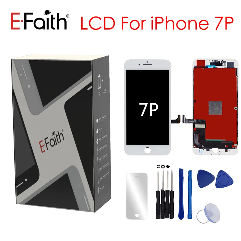 

1 Piece E-Faith Hot Selling AAA Quality 5.5 inch Replacement Touch Display For Apple iPhone 7 Plus LCD Digitizer Black And White