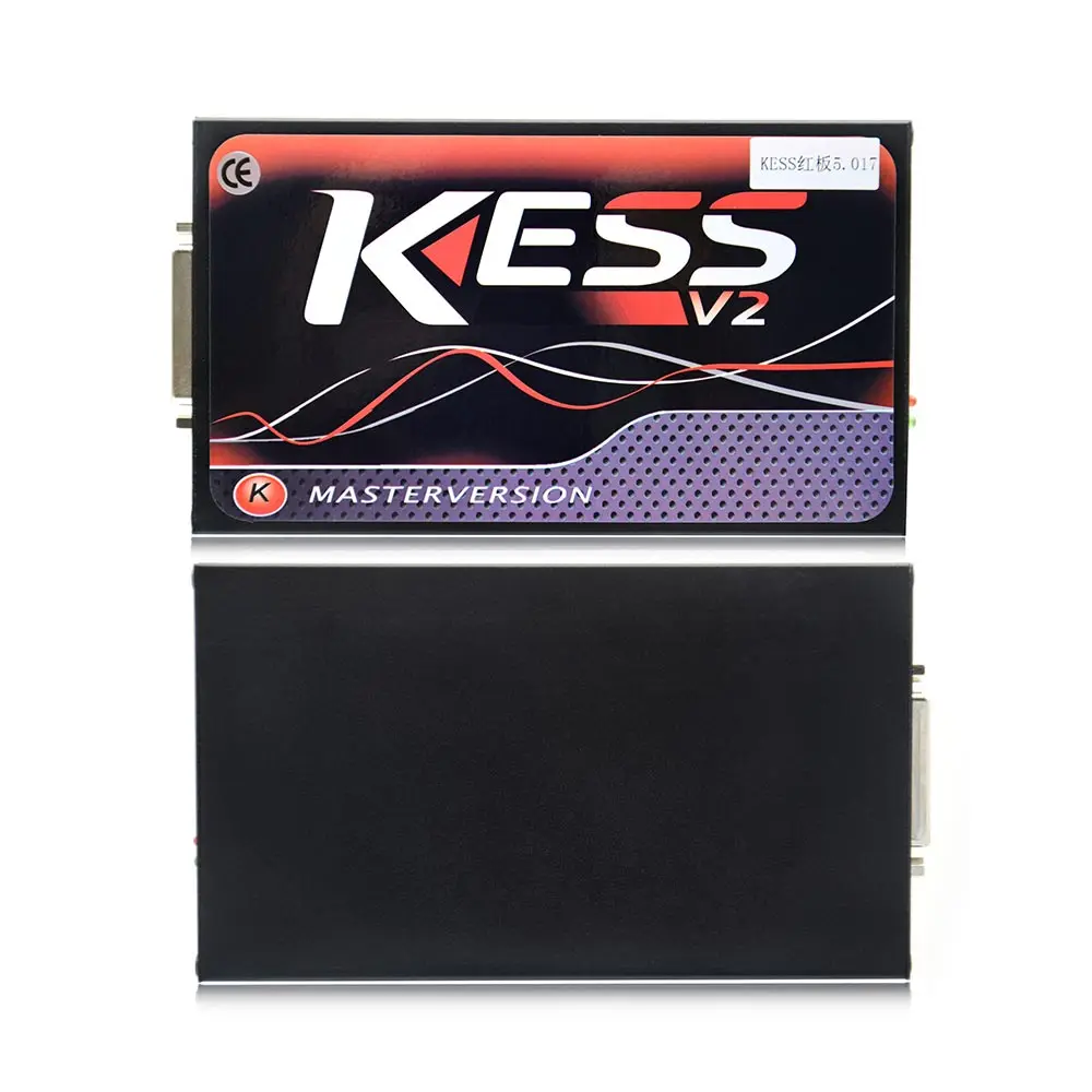 KESS V2 V5.017 SW V2.23 мастер ECU чип Тюнинг инструмент KESS 5,017 красный PCB онлайн неограниченное количество жетонов функции питания