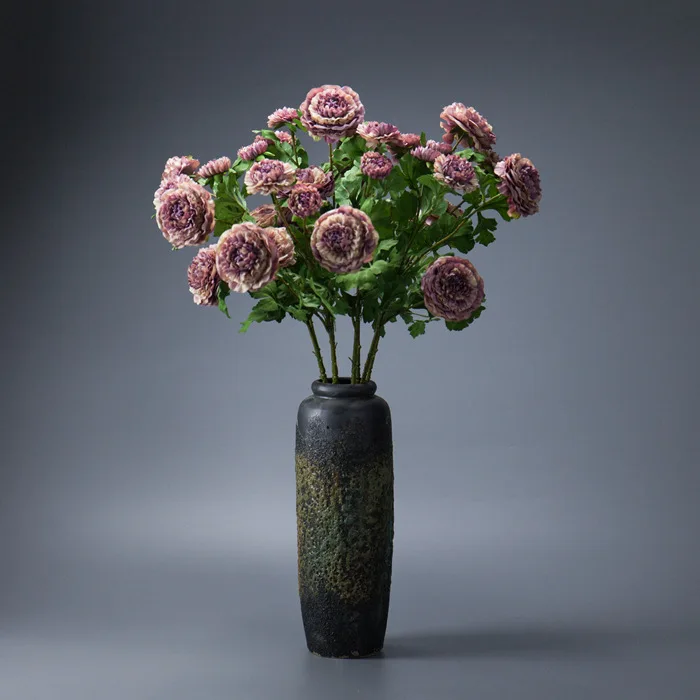 

NICROLANDEE 4 Heads flores artificiales Artificial Flowers Accessories Decor for Home Decoration Ornament Party