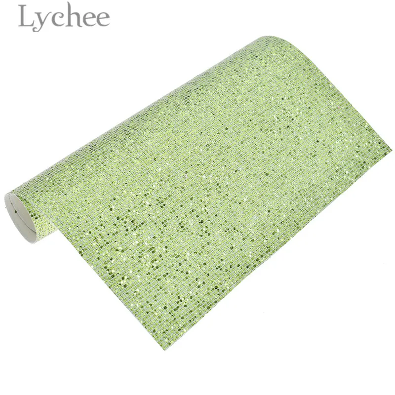 Lychee Life 29x21 см A4 проверенная блестящая ткань из искусственной кожи высокого качества Синтетическая Кожа DIY материал для сумок одежды