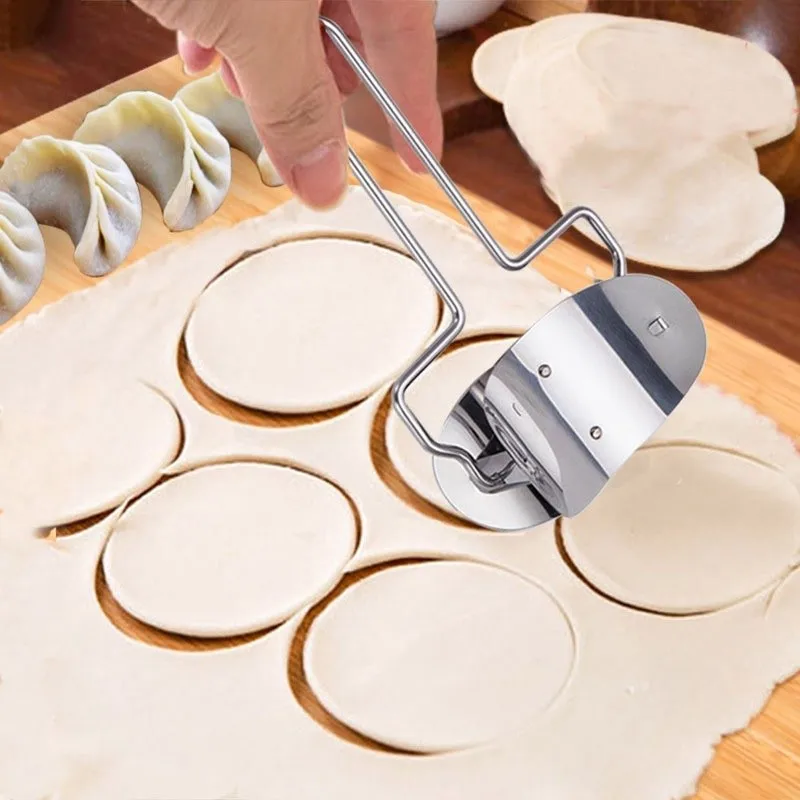 Stainless Steel Dough Press Cutter Dumpling Pie Ravioli Mould Maker