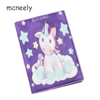 

Unicorn Netherlands Passport Cover PU leather New holland Women Covers For Passport Holder Nederlanden Dutch Nederland paspoort