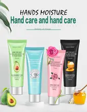 Crema de manos natural antienvejecimiento, hidratante, mantequilla de té, miel, perla, rosa, para piel seca