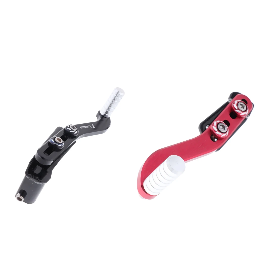 CNC Alloy Folding Gear Shift Shifter Lever for Motorcycle Scooter Black+Red Colorful hign quality alloy