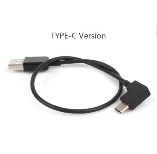 USB линия передачи данных IOS для iPhone портативный кабель передачи данных для DJI Phantom 4/3 Inspire 1/2 короткая линия передач 30 см - Цвет: TYPE-C