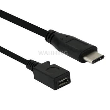 

2pcs Micro USB female to USB 3.1 USB C Type-C male Cable Adapter charging Data Cable For Computer Phone HY1247