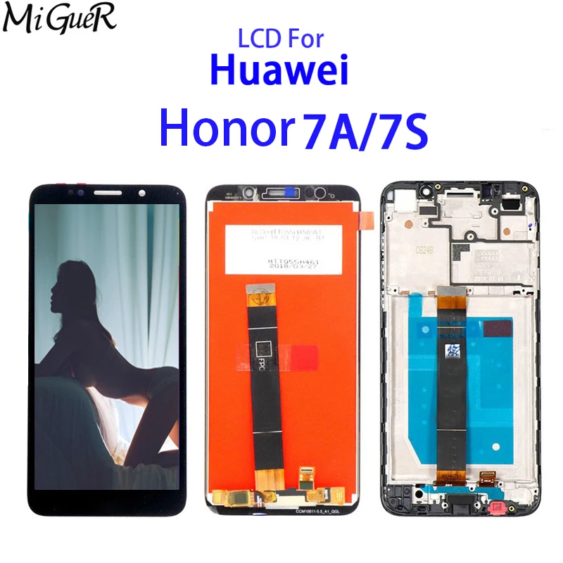 Huawei Honor 7A LCD Display Touch Screen Digitizer 7S DUA-L22 DUA-L02 L22 LX2 For Replacement | Мобильные телефоны и