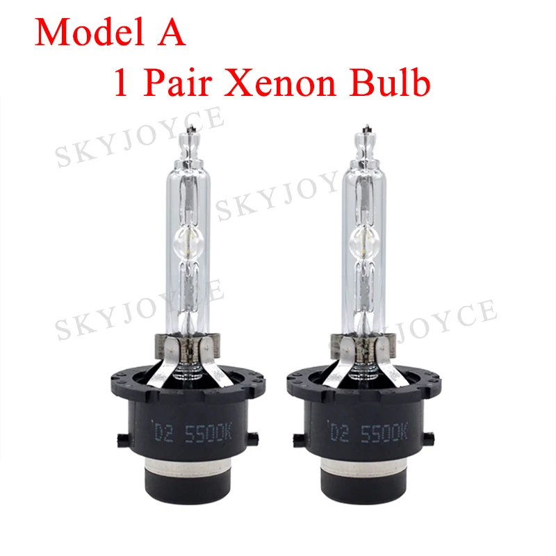 SKYJOYCE Original 35W 55W D2S D4S Xenon HID Bulb Kit 5500K 6500K D2S D2R D4R D4S Car Headlight Bulb 85967-45010 D2S Ballast Kit (3)