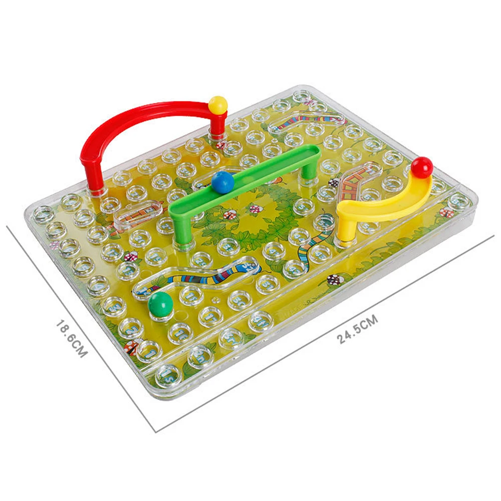 Children's Funny Toys Game Snake and Ladder Desktop Maze Game Parent-child Interactive Educational Toys for Children
