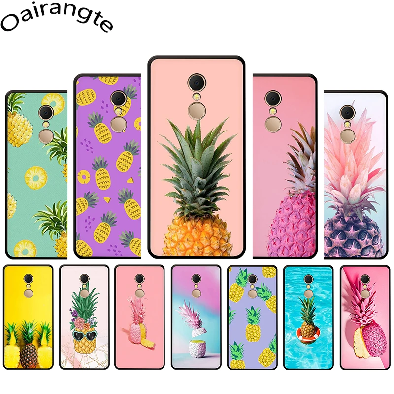 pineapple ananas Silicone phone case for Xiaomi Redmi 4A 4X 5 6 A Plus Pro 7 GO Note 8 7A K20 | Мобильные телефоны и