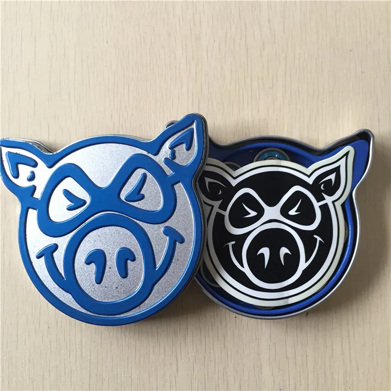 8 قطع خنزير رئيس لوح التزلج محامل الكروم الصلب الكرة ABEC-3/ABEC-5 الأسود OPS لوح التزلج محامل مع 4 الفواصل