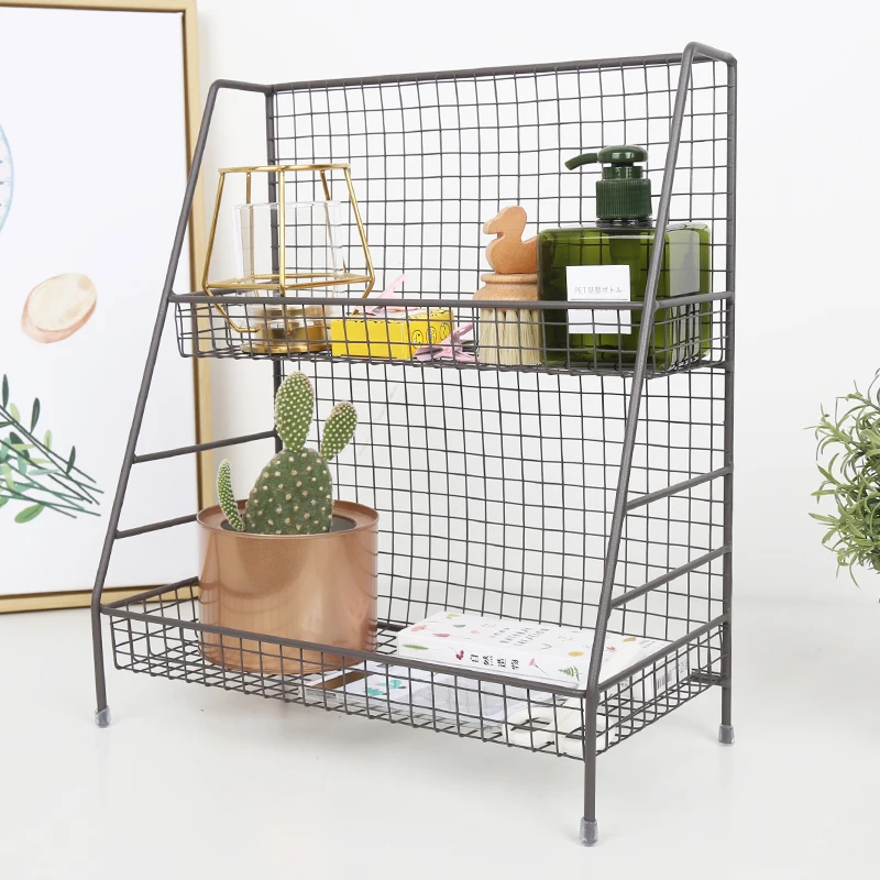 

Kitchen double rack& Cosmetic shelf