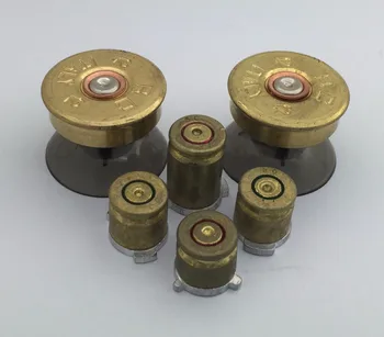 

4x Brass Bullet Buttons ABXY Mod Kit + 2 Thumbsticks for XBOX One Controller/for Sony PS4 Controller ABXY Mod Kit