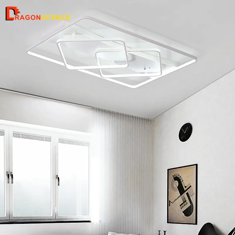 

Dragonscen Modern Ceiling Lights for Living Room Bedroom Children's Room LED Ceiling Light Simple frame Ceiling Lamp AC85-265V