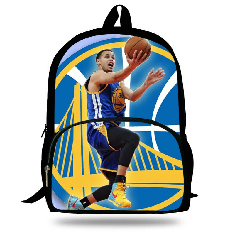 

New Hot Stephen Currie print Schoolbag For School Boys Girls Fashion superstar Backpack For Kids Students