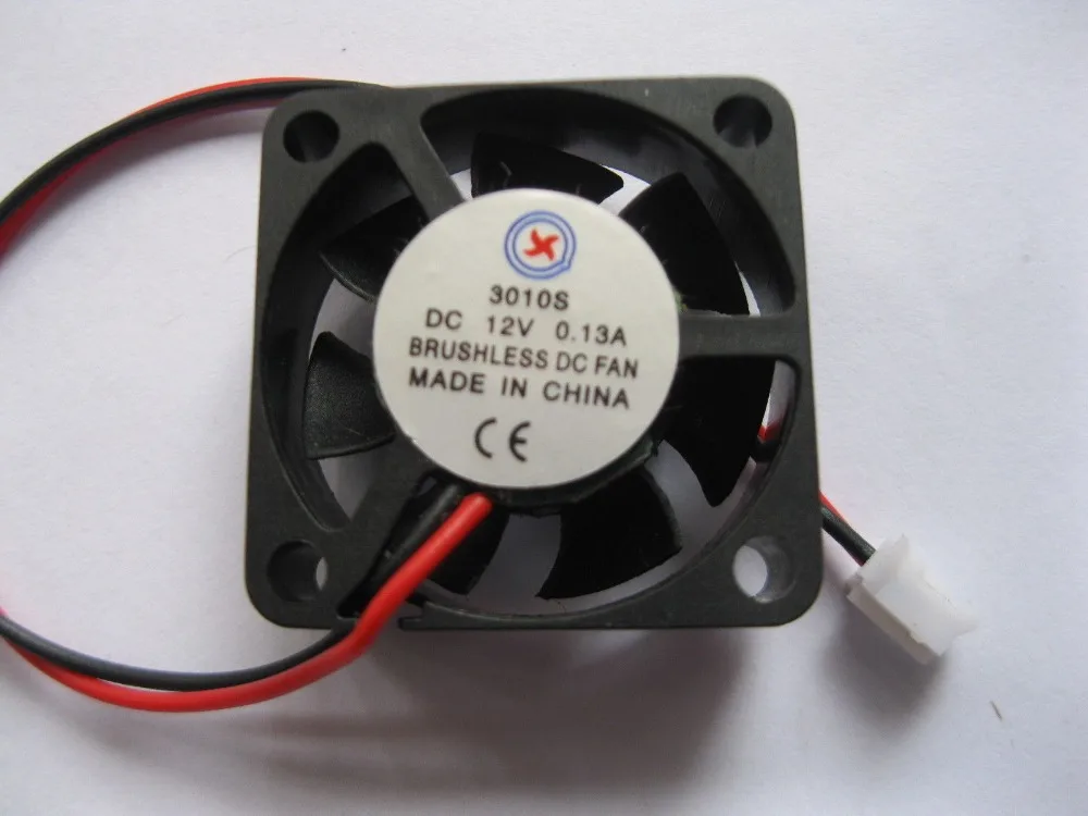 

2 pcs Brushless DC Cooling 7 Blade Fan 3010S 12V Black