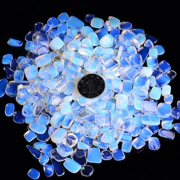 

Natural opal Quartz Crystal Stone Rock Chips Lucky Healing minerals Fish tank stones