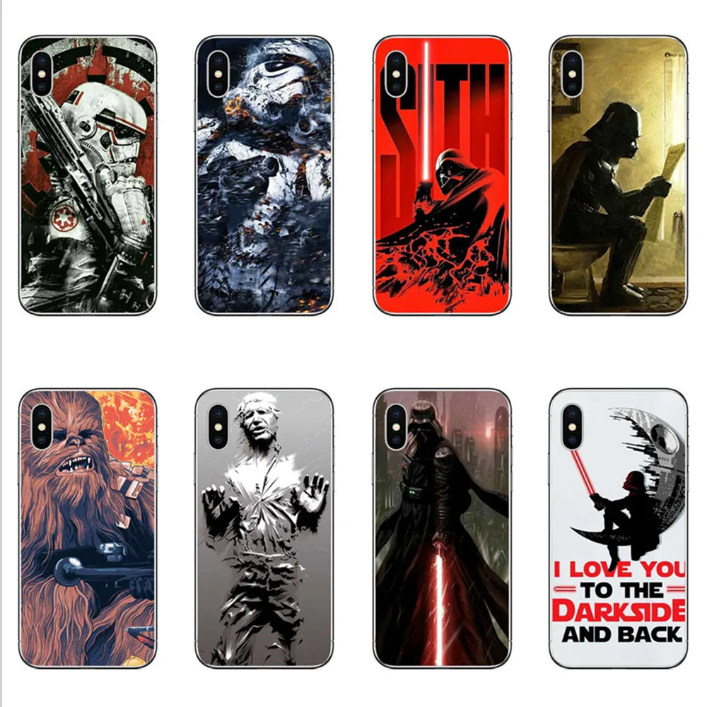 

Star Wars darth vader yoda soft silicone phone Cover For the iPhone 5 5 s 5 se 6 6 s seven plus eight XS XR Max X10 Cover
