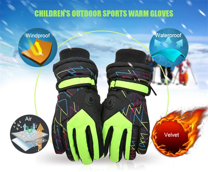 WEST BIKING Детские плотные теплые флисовые прочные Luva Guantes спортивные походные Guantes Ciclismo детские зимние велосипедные перчатки