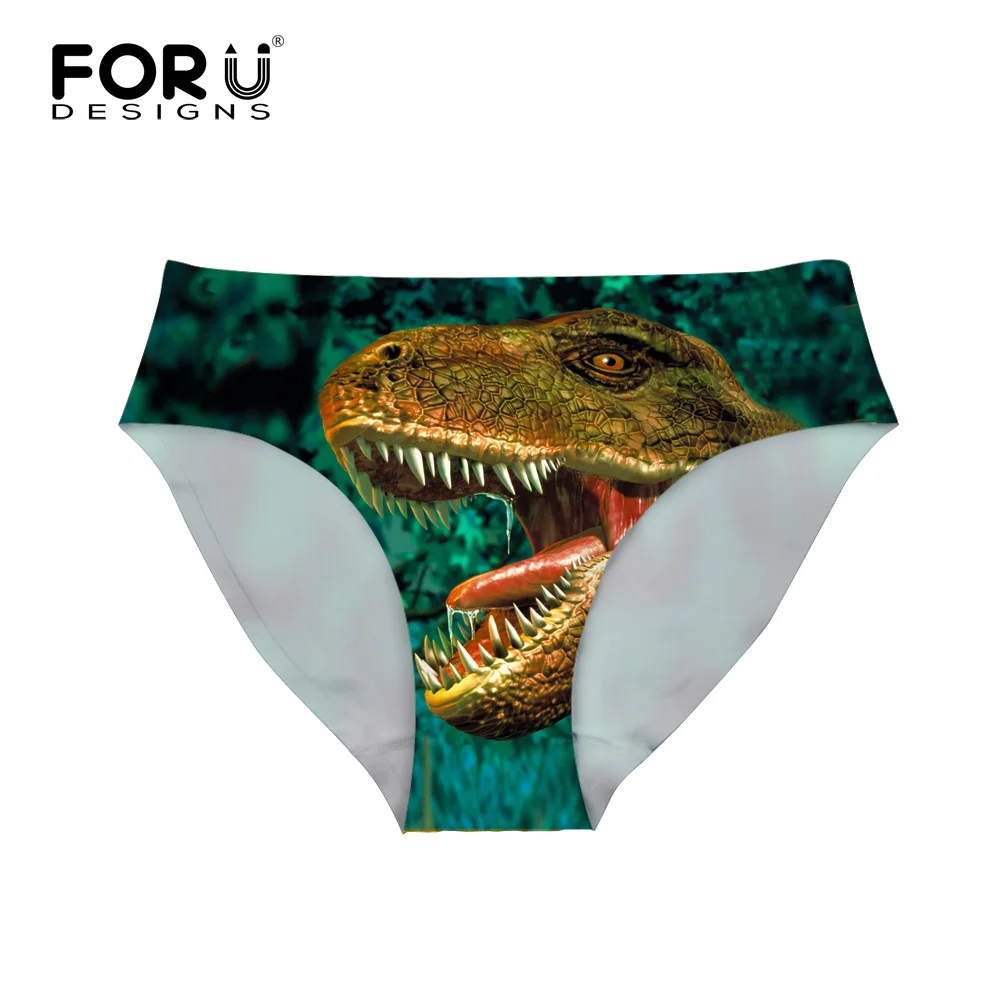 Buy FORUDESIGNS Stylish Seamless Panties for Women 3D Dinosaur Printed Lingerie