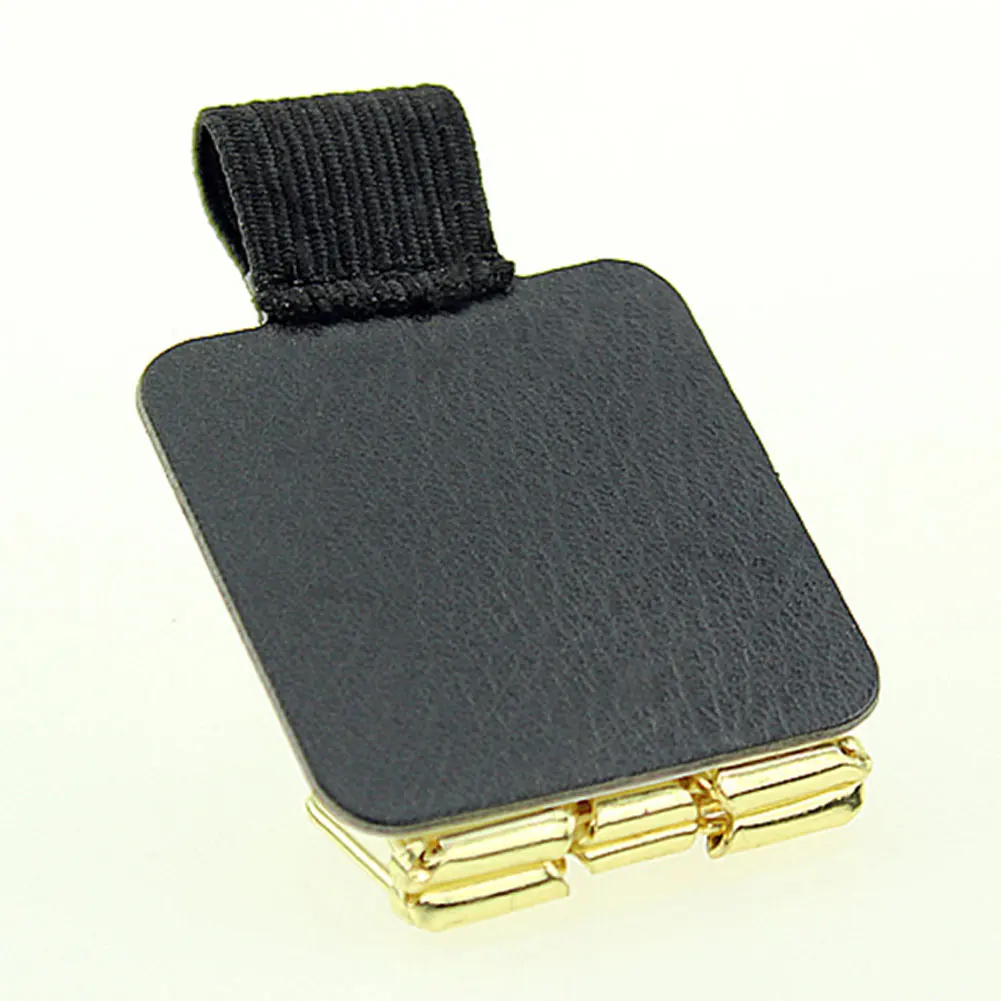 

leather+rubber black Self-adhesive Pen Clip Leather Strap Rubber Notebook Accessories Stationery Wholesale #823 New